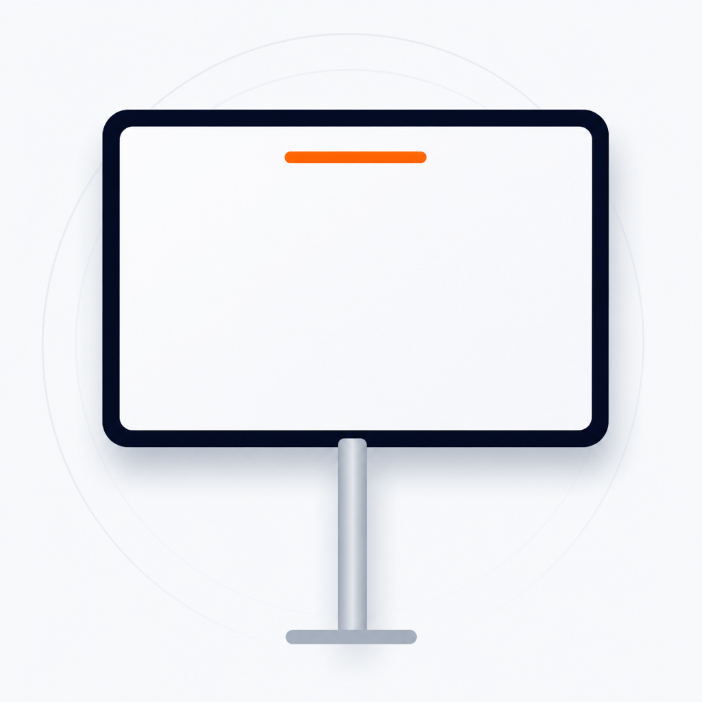 Order board display hardware